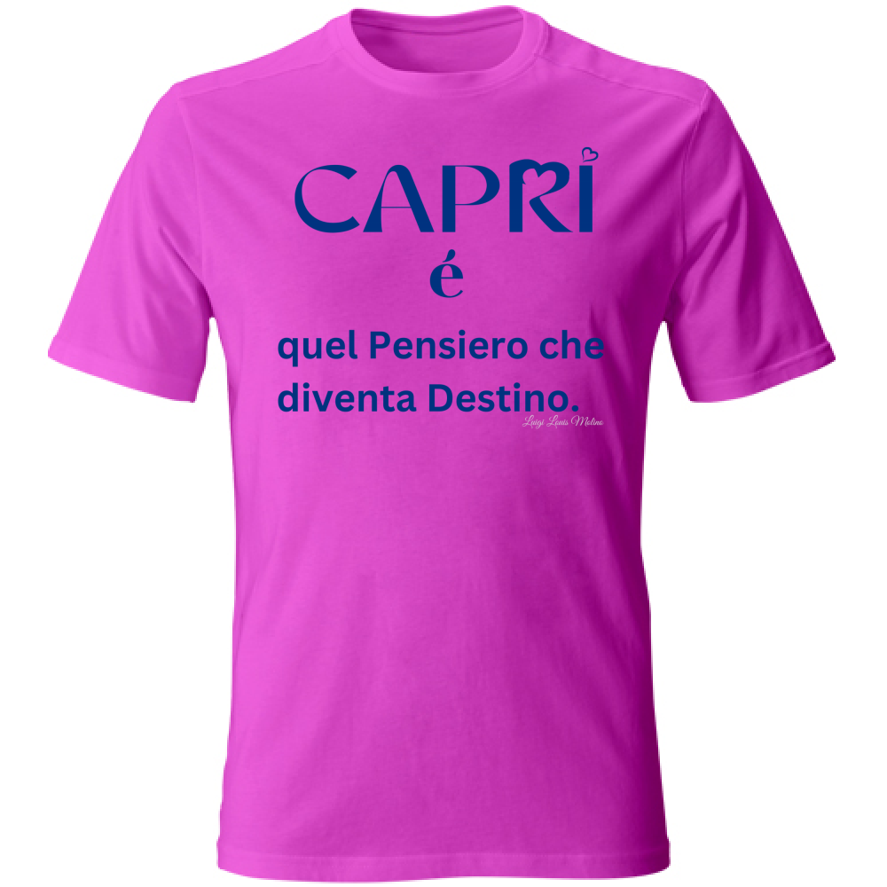 T-Shirt Bambino Capri é quel pensiero che diventa Destino