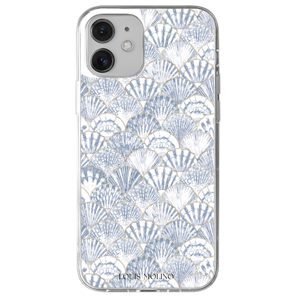 Rubber Cover iPhone 12 PRECIOUS SHELLS CAPRI