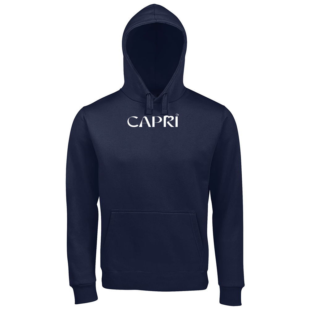 Hoodie Premium Men CAPRI MINIMAL WHITE WRITING