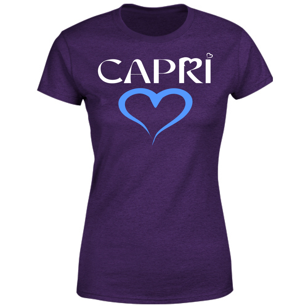 Women's T-Shirt CAPRI BLUE HEART
