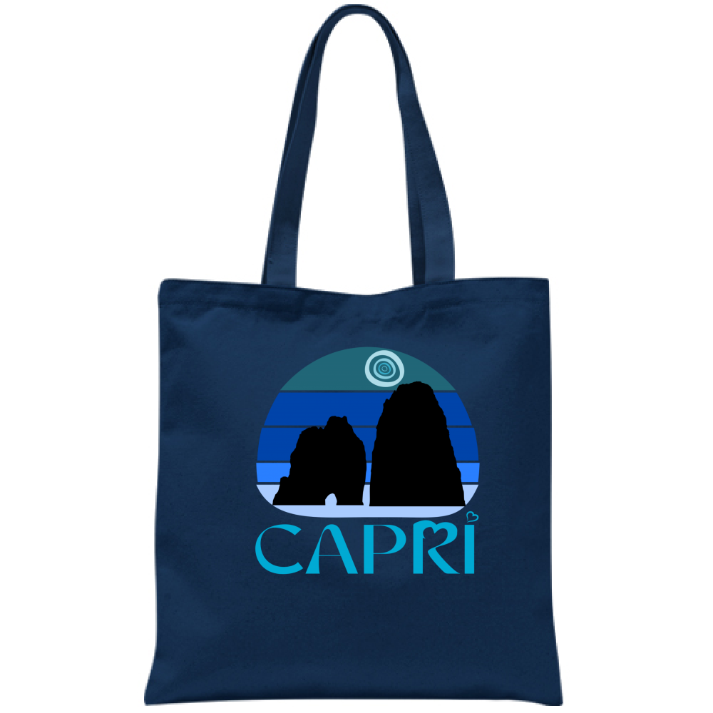 Borsa CAPRI VINTAGE TRAMONTO AZZURRATO