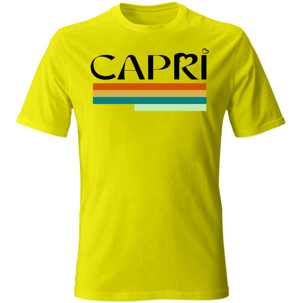 T-Shirt Kids CAPRI TECHNICOLOR BLACK WRITING