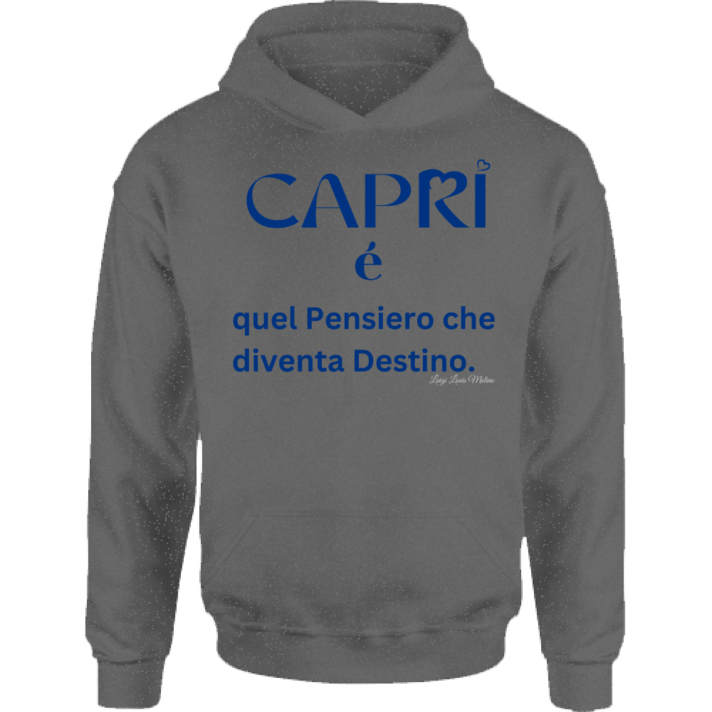 Felpa Bambino con Cappuccio Capri é quel pensiero che diventa Destino