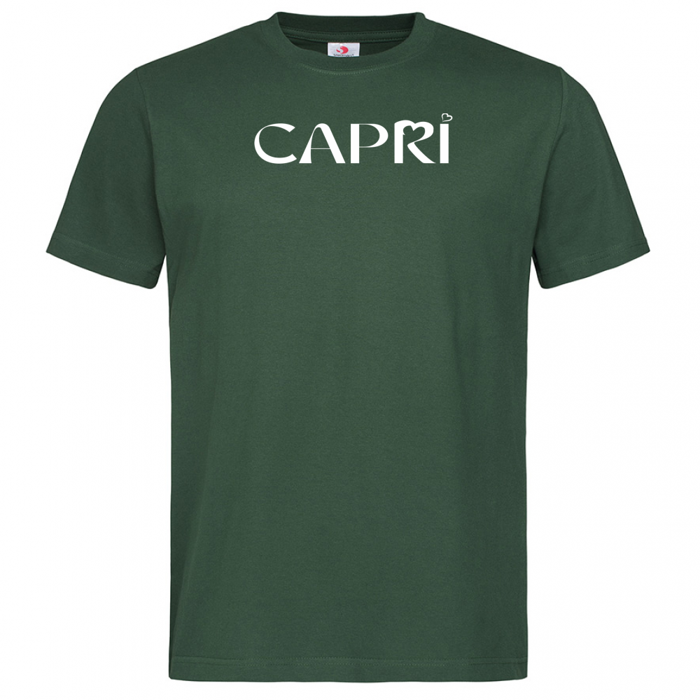 T-Shirt Men Premium CAPRI MINIMAL WHITE WRITING