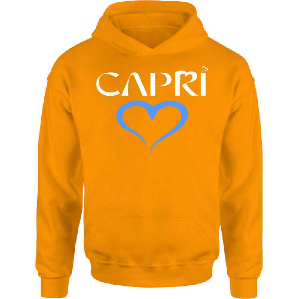 Felpa Bambino con Cappuccio CAPRI CUORE AZZURRO