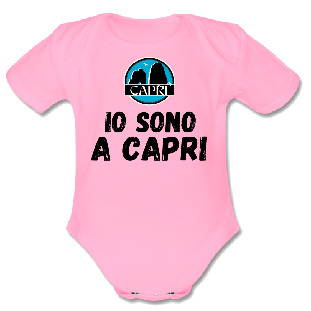 Body Bambino IO SONO A CAPRI SCRITTA NERA
