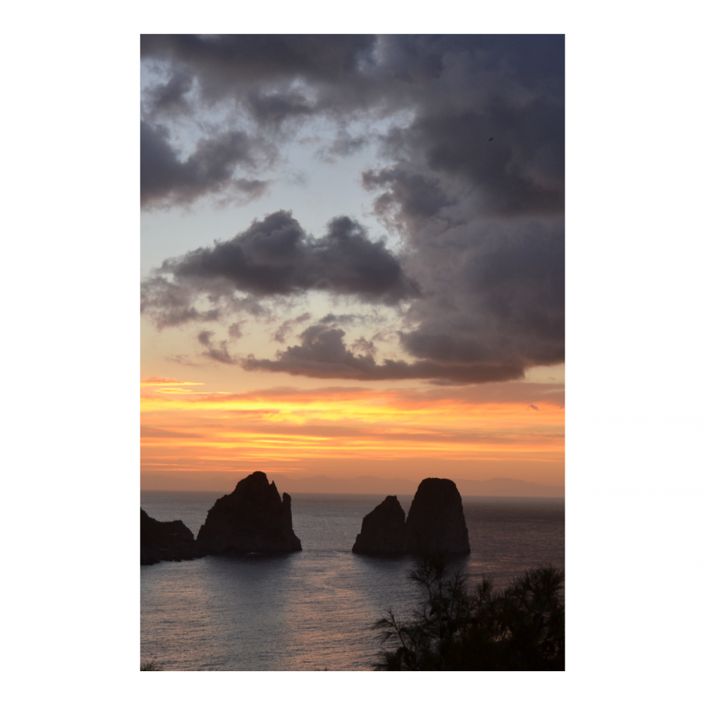 Canvas 60x90 Capri Morning Symphony