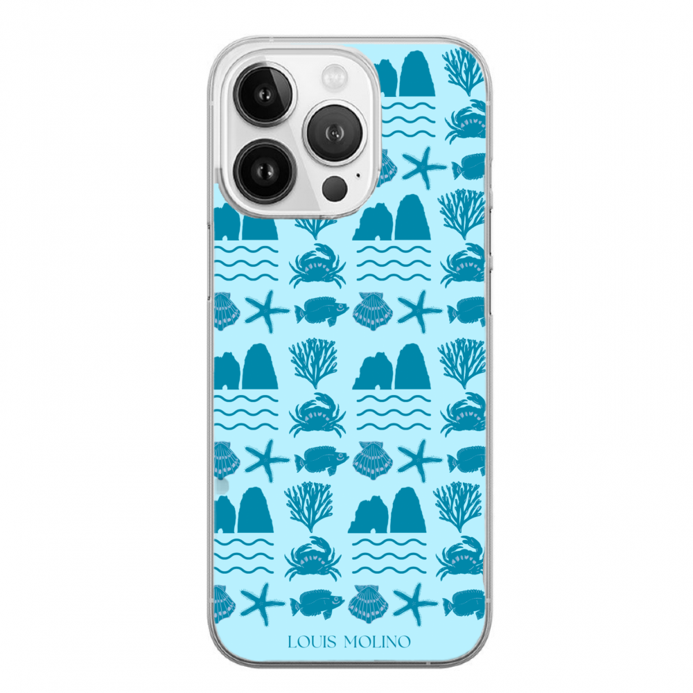 Rubber Case iPhone 14 Pro Max FARAGLIONI SEA SPECIES CAPRI