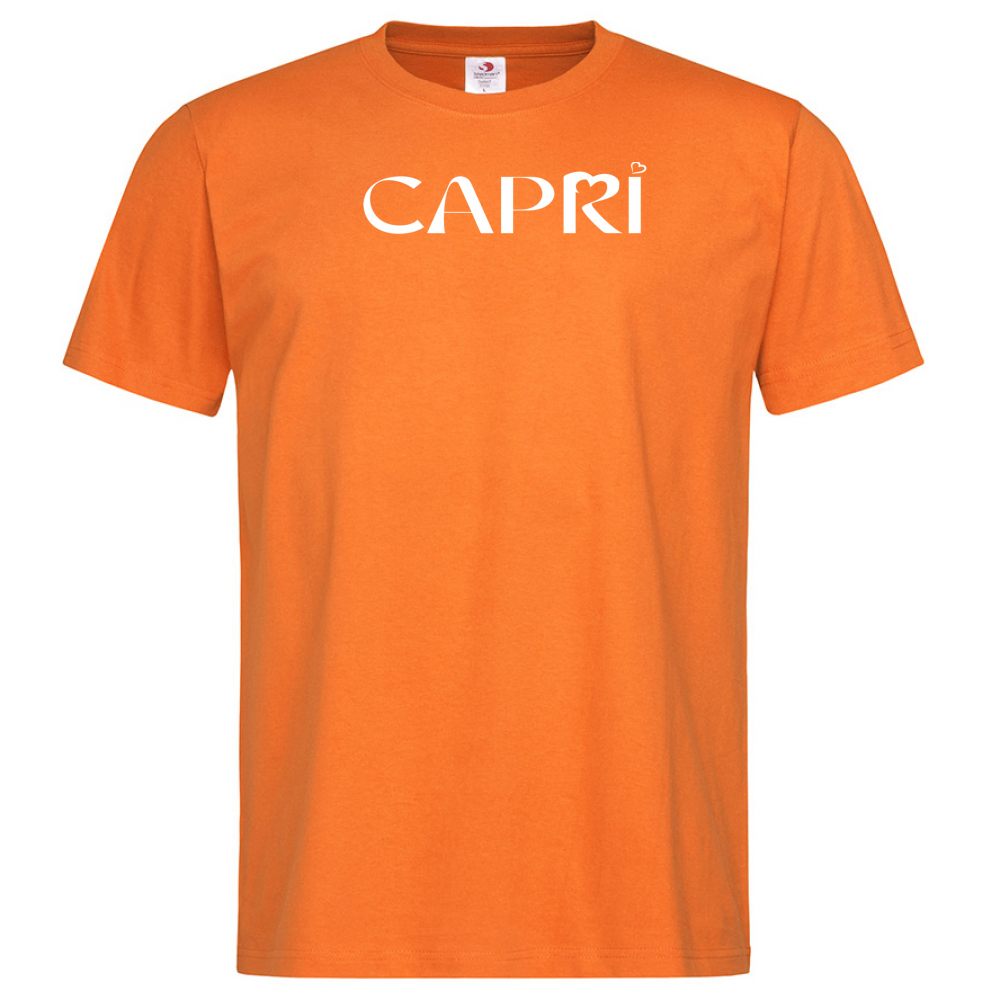T-Shirt Men Premium CAPRI MINIMAL WHITE WRITING