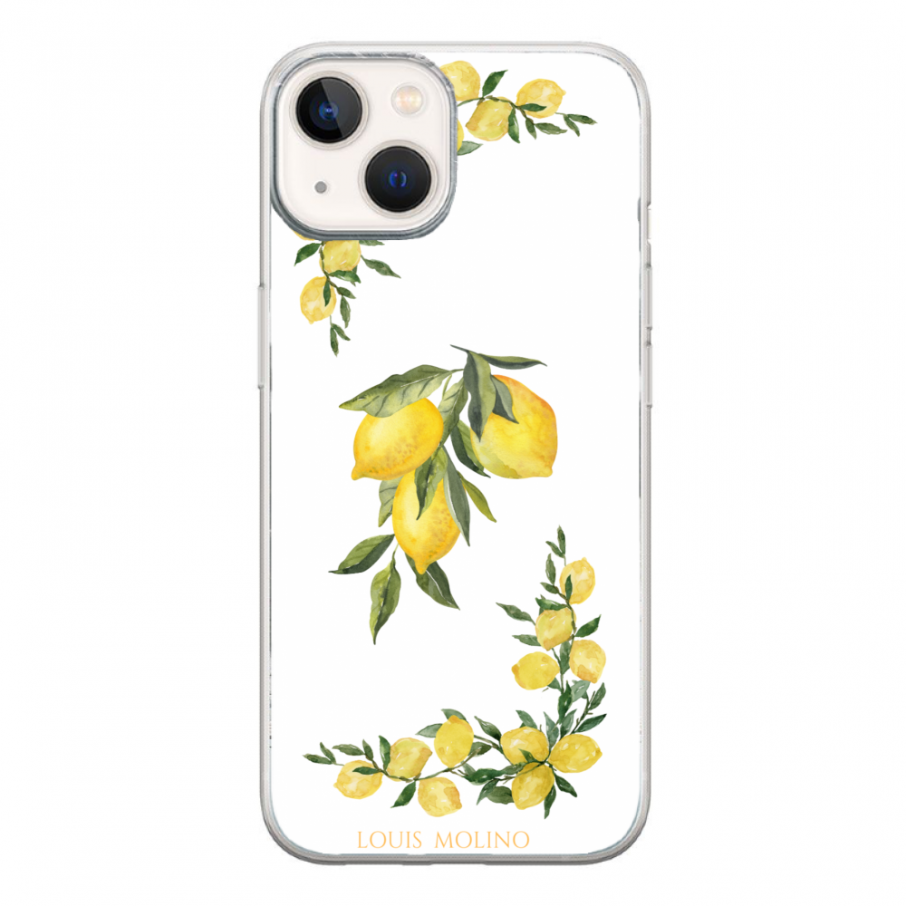 Cover Gomma iPhone 15 Plus LEMON PAINT CAPRI