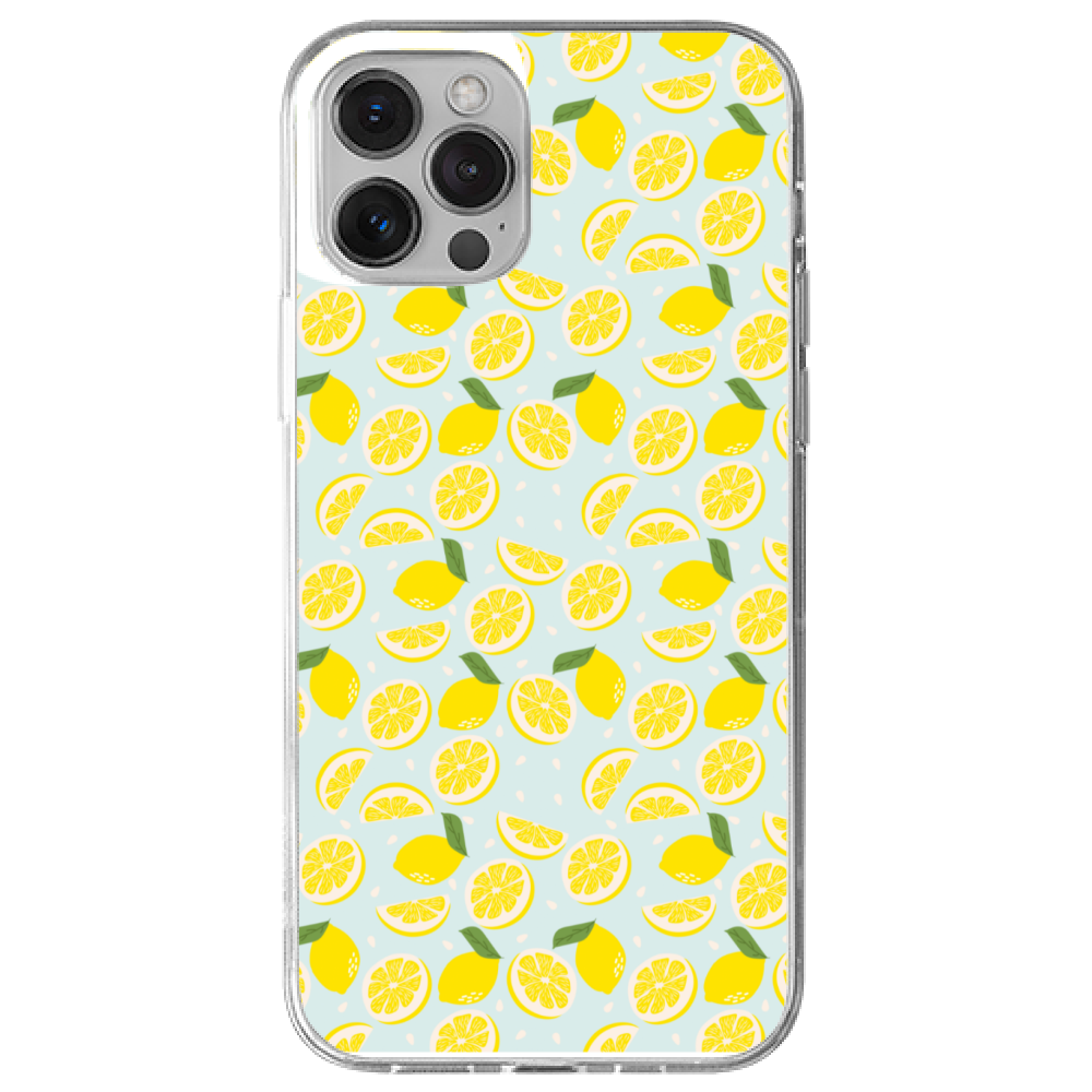Rubber Cover iPhone 12 FRESH LEMON CAPRI