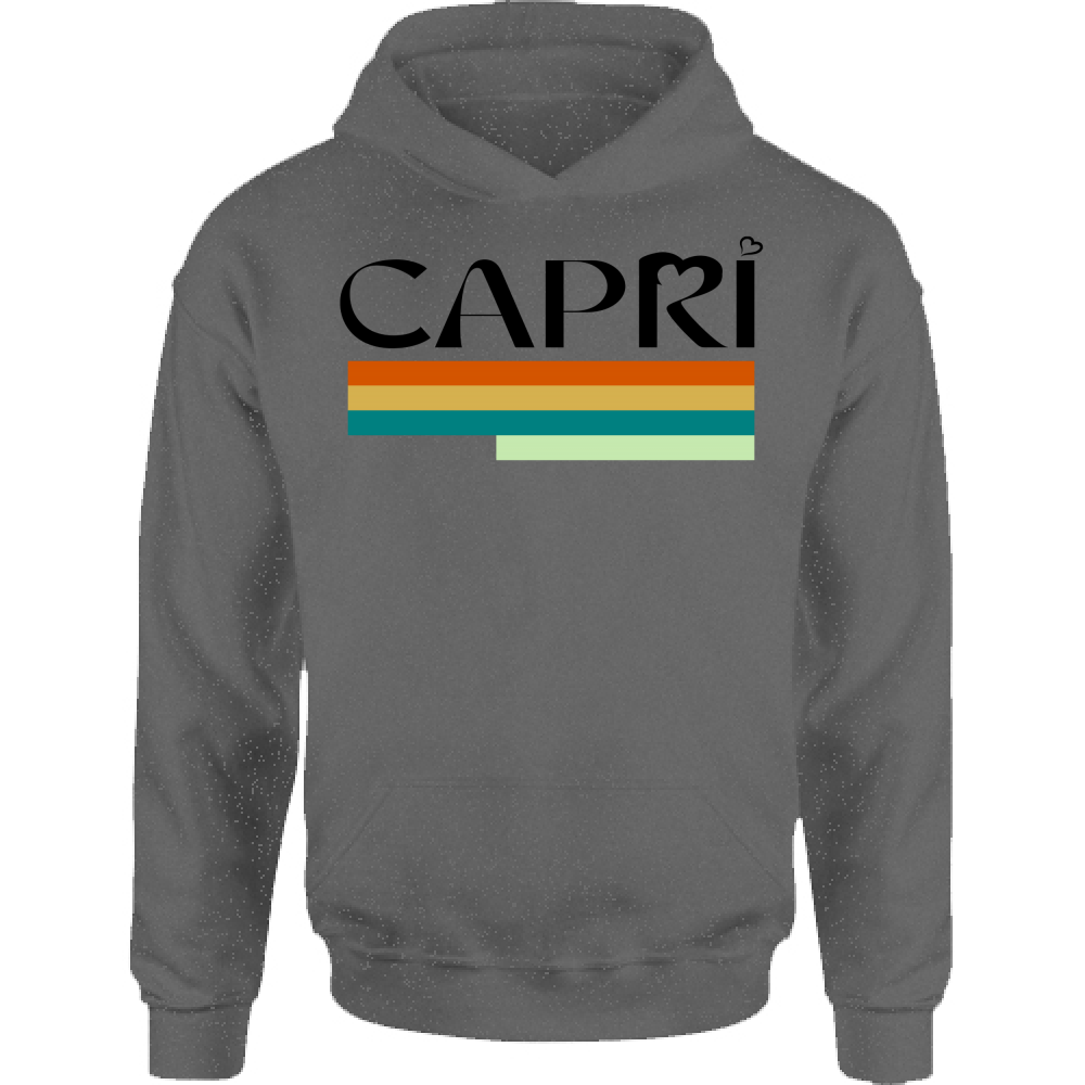 Kids Hoodie CAPRI TECHNICOLOR BLACK WRITING