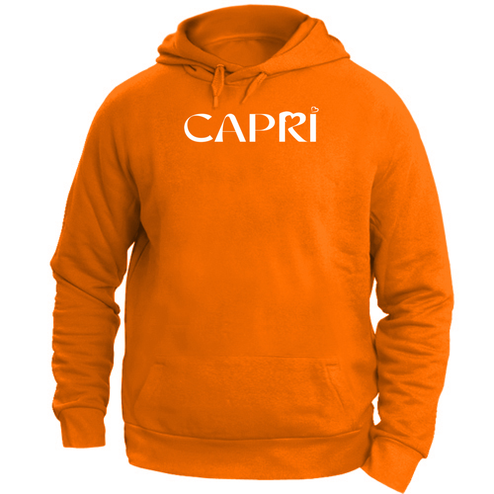 Unisex Hoodie CAPRI MINIMAL WHITE WRITING