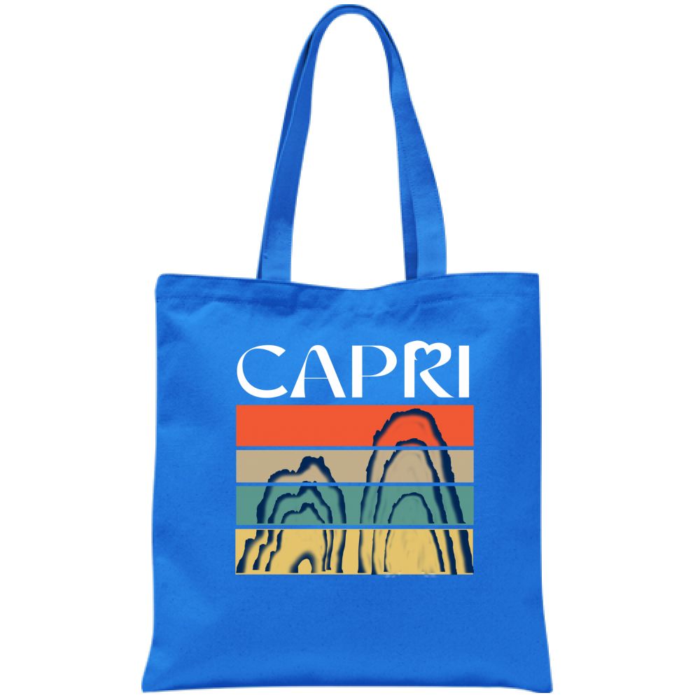 Bag CAPRI PORTIONS FARAGLIONI WHITE WRITING