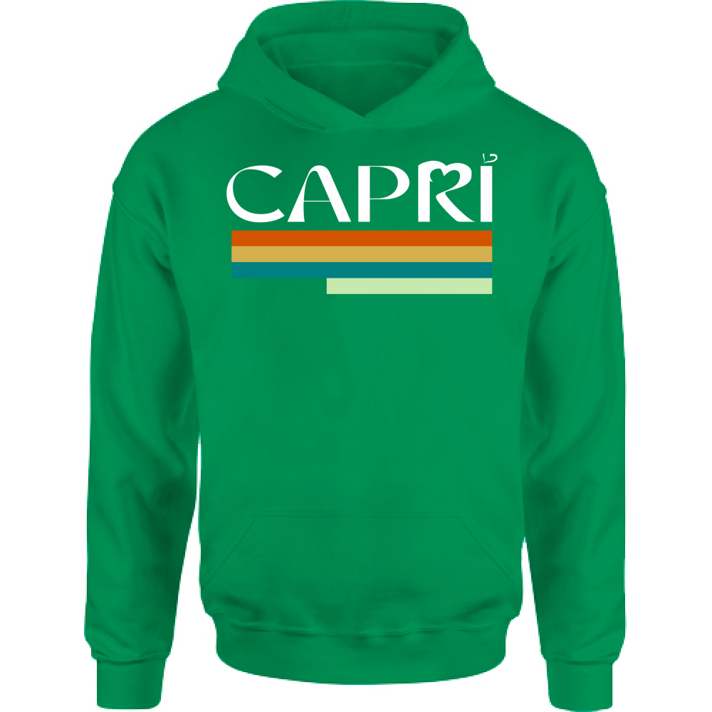Kids Hoodie CAPRI TECHNICOLOR WHITE WRITING