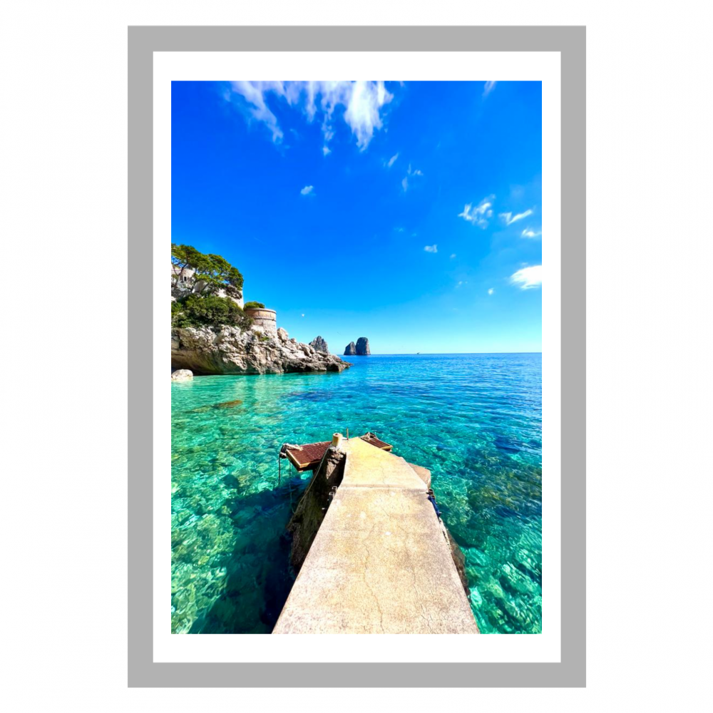 Poster con Cornice 40x60 Capri Paradiso