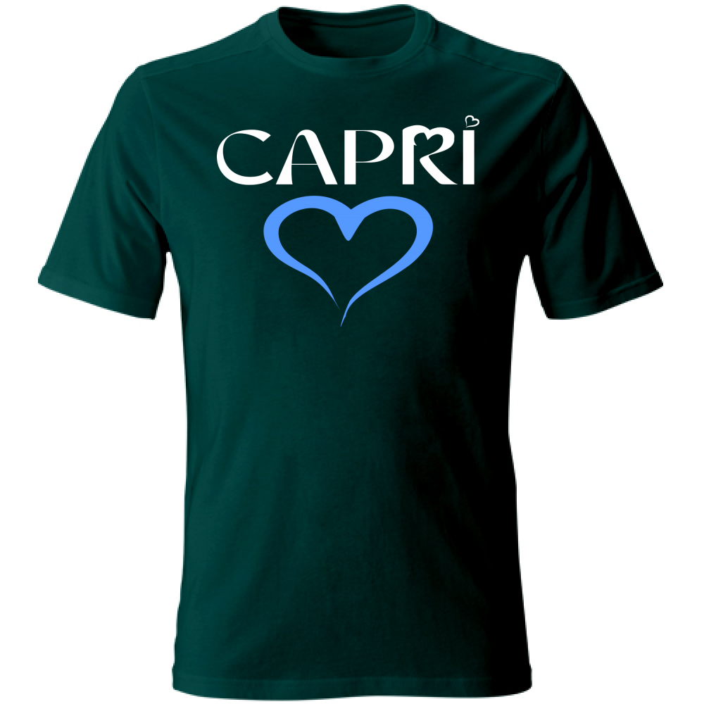 T-Shirt Bambino CAPRI CUORE AZZURRO