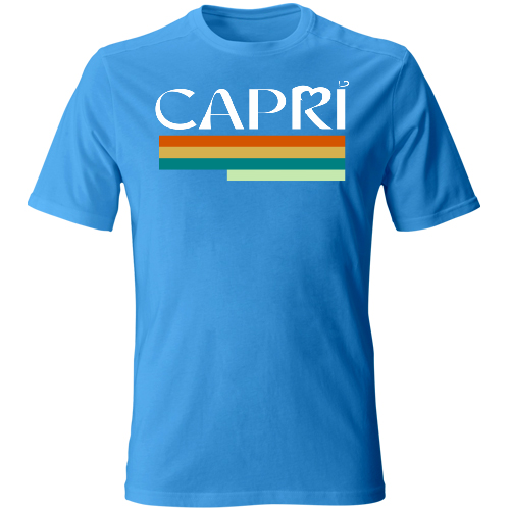 Unisex T-Shirt CAPRI TECHNICAL COLOR WHITE WRITING