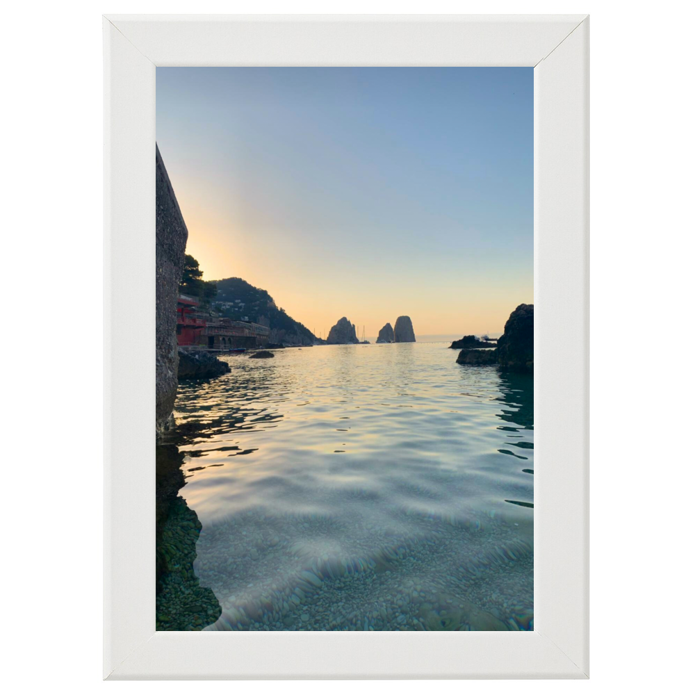 Poster con Cornice 40x60 Faraglioni da Sogno