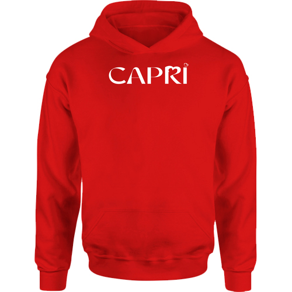 Children's Hoodie CAPRI MINIMAL WHITE WRITING