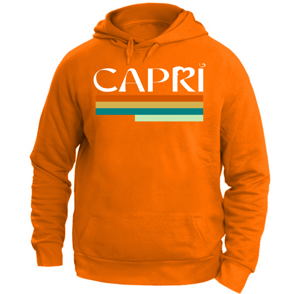 Unisex Hoodie CAPRI TECHNICOLOR WHITE WRITING