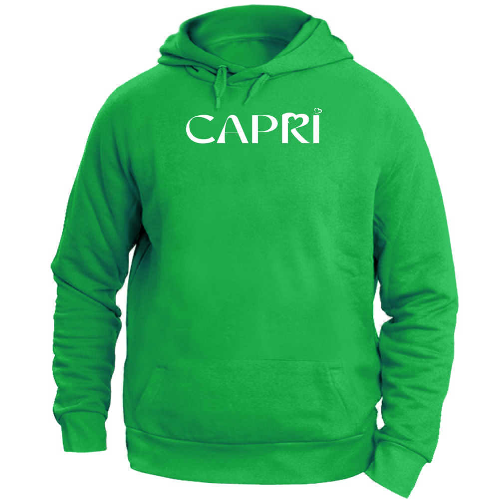 Unisex Hoodie CAPRI MINIMAL WHITE WRITING