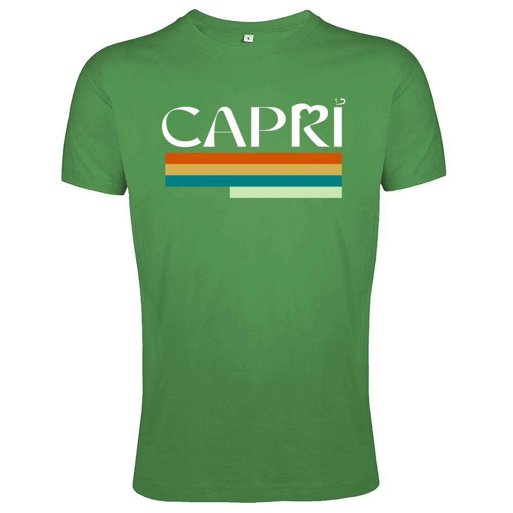 T-Shirt Men Fit CAPRI TECHNICAL COLOR WHITE WRITING