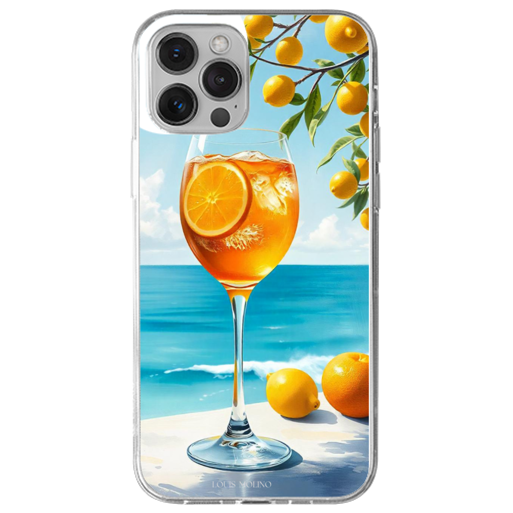 Cover Gomma iPhone 13 Spritz Lemon Capri