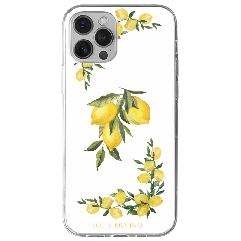 Cover Gomma iPhone 13 LEMON PAINT CAPRI