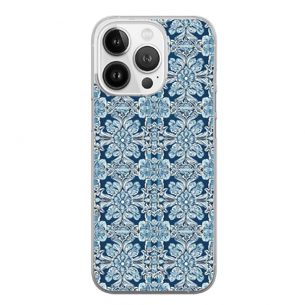 Cover Gomma iPhone 14 Pro Max SKY AND SEA MAIOLICA CAPRI