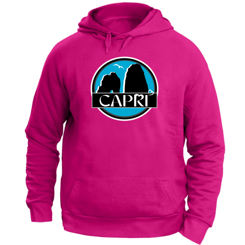 Unisex Hoodie CAPRI MAGIC CIRCLE WITH FARAGLIONI