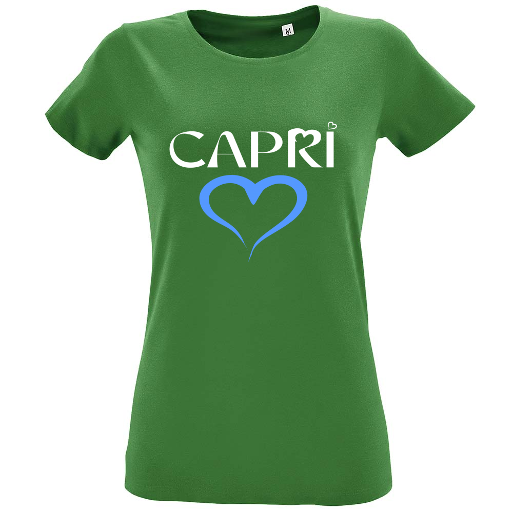 T-Shirt Women Fit CAPRI BLUE HEART