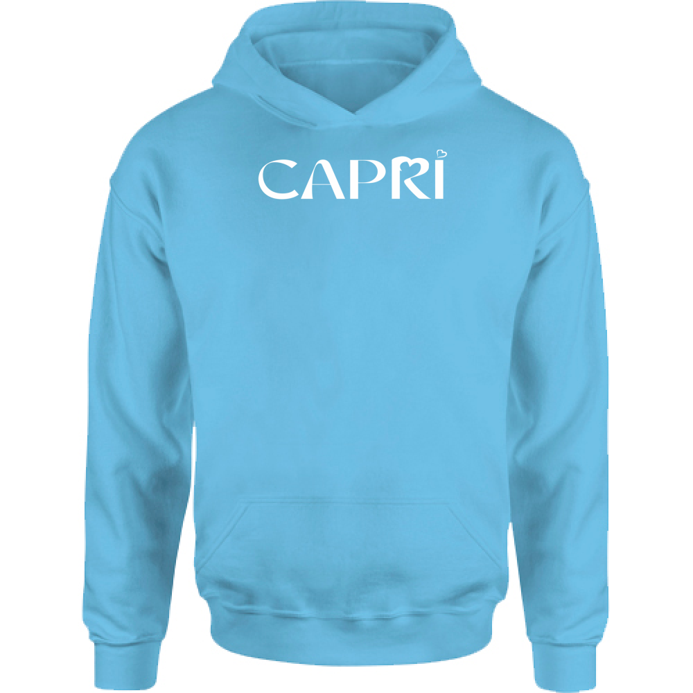 Children's Hoodie CAPRI MINIMAL WHITE WRITING