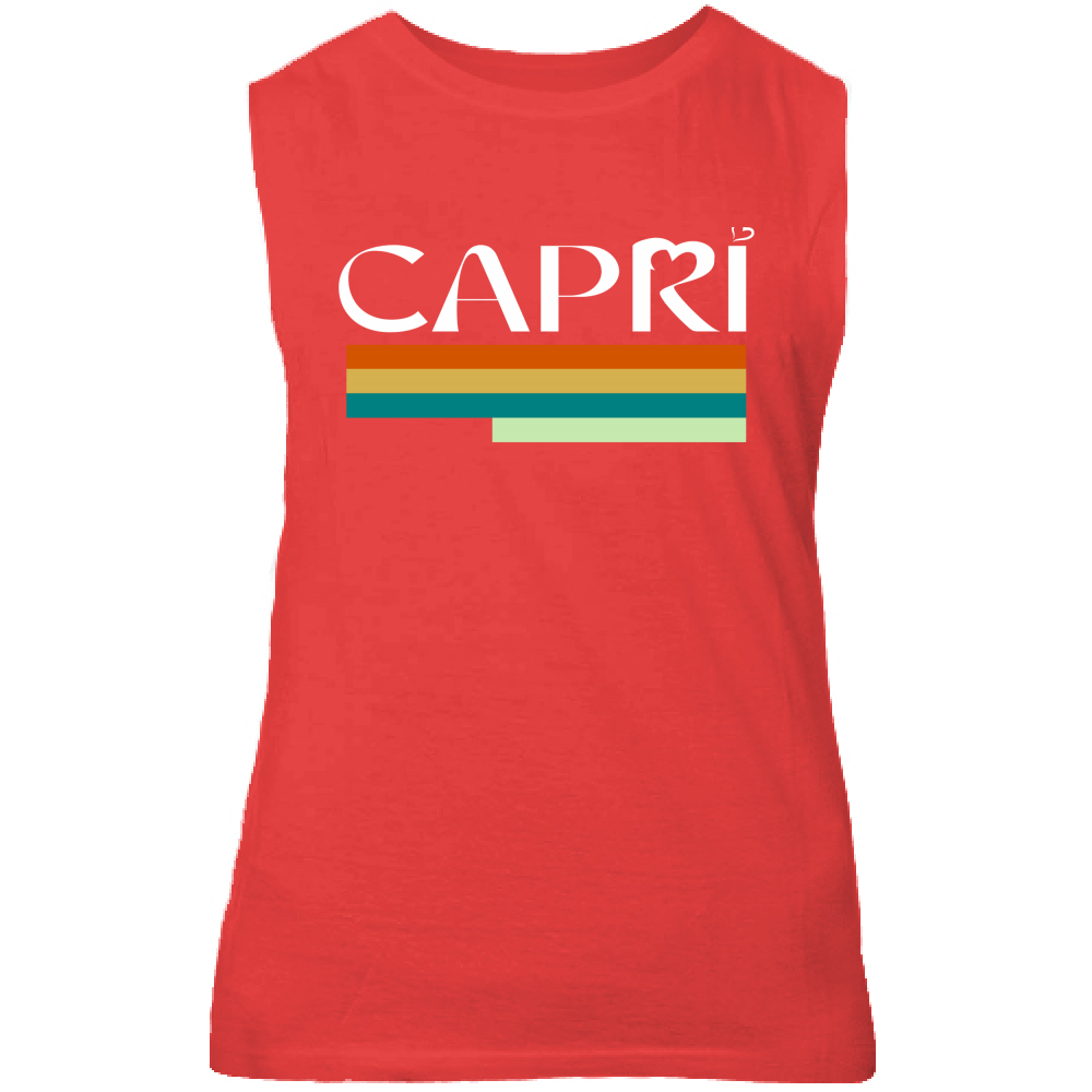 Canotta Unisex CAPRI TECNICOLOR SCRITTA BIANCA