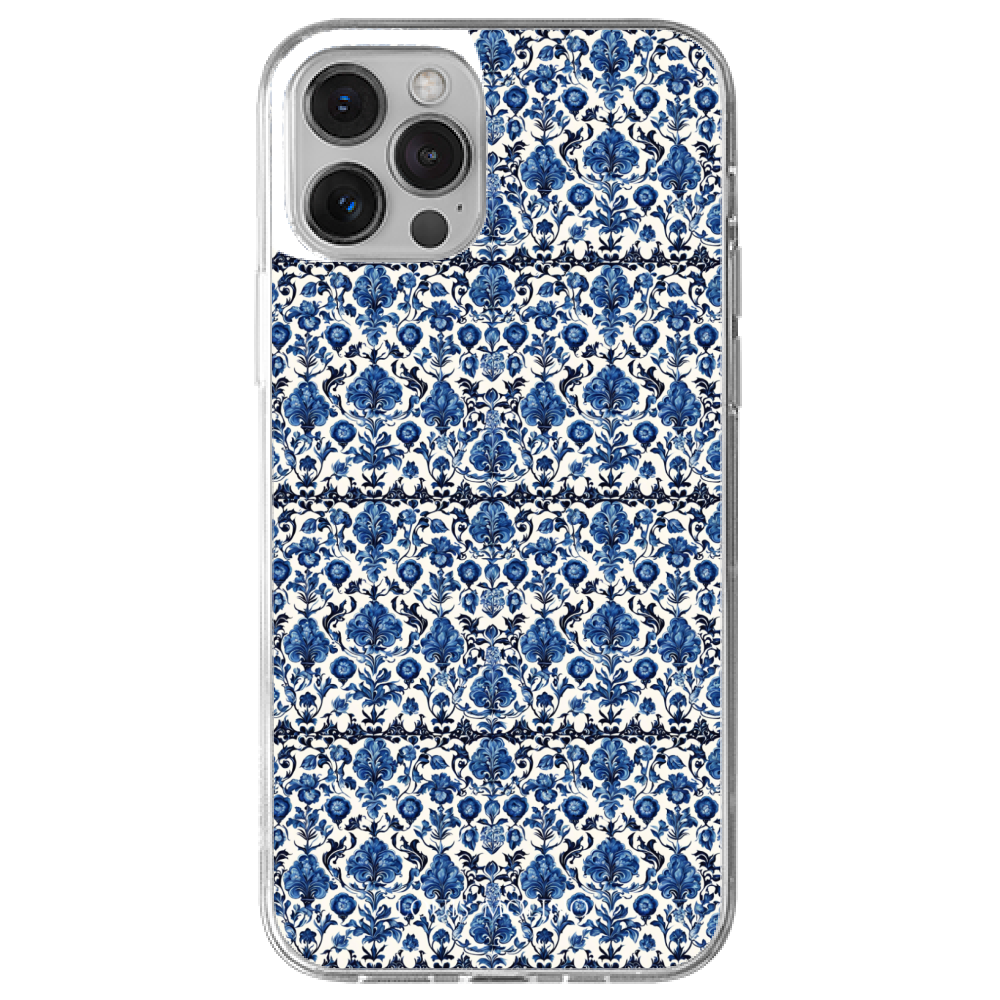 Rubber Cover iPhone 12 BLUETTE MAIOLICA CAPRI