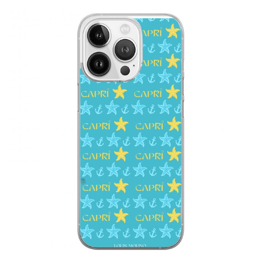 Cover Gomma iPhone 14 Pro Max HAPPY SEA CAPRI