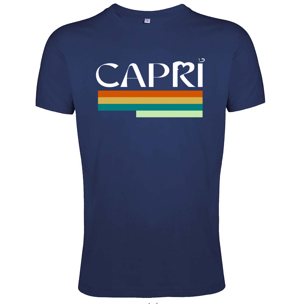 T-Shirt Men Fit CAPRI TECHNICAL COLOR WHITE WRITING