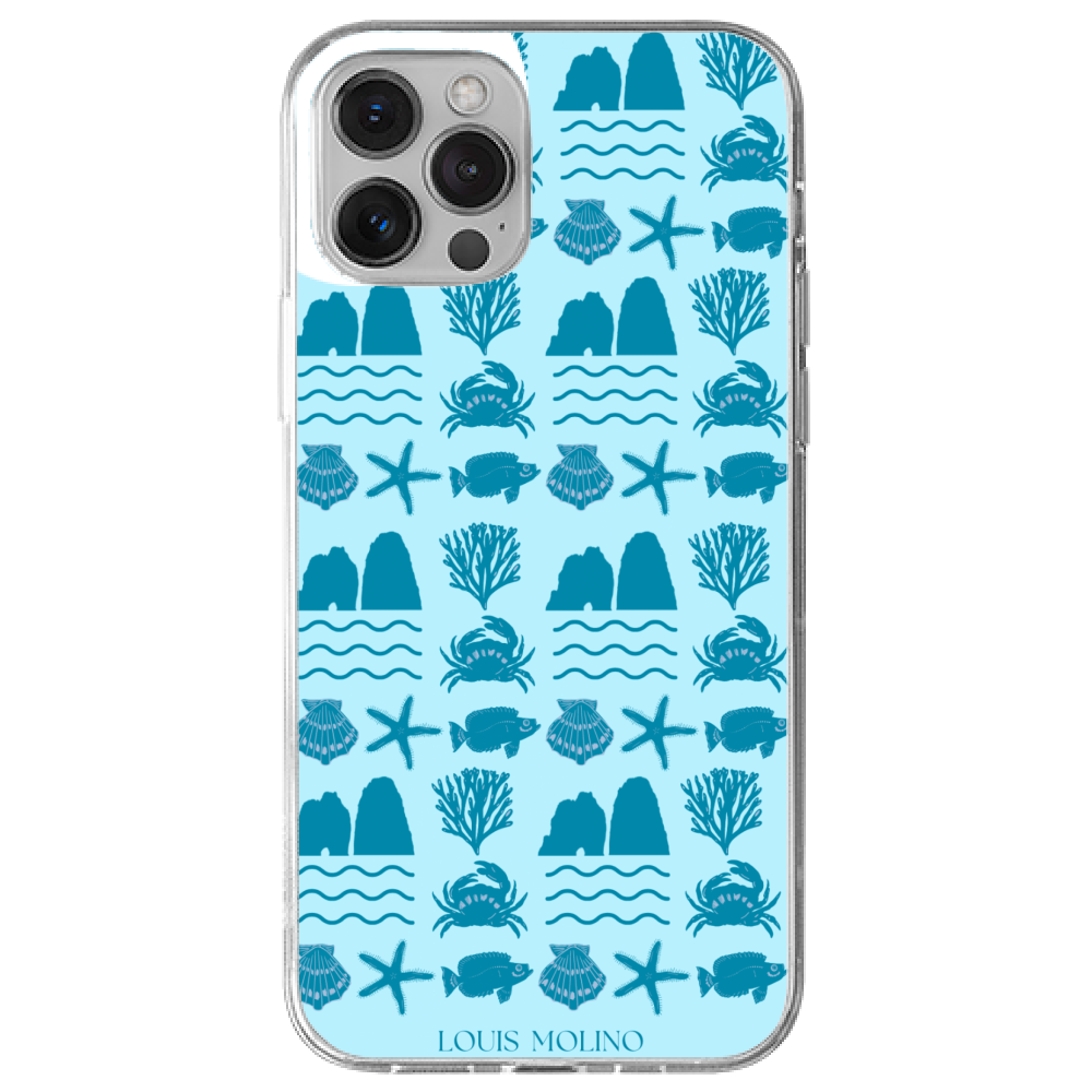 Rubber Cover iPhone 13 FARAGLIONI SEA SPECIES CAPRI