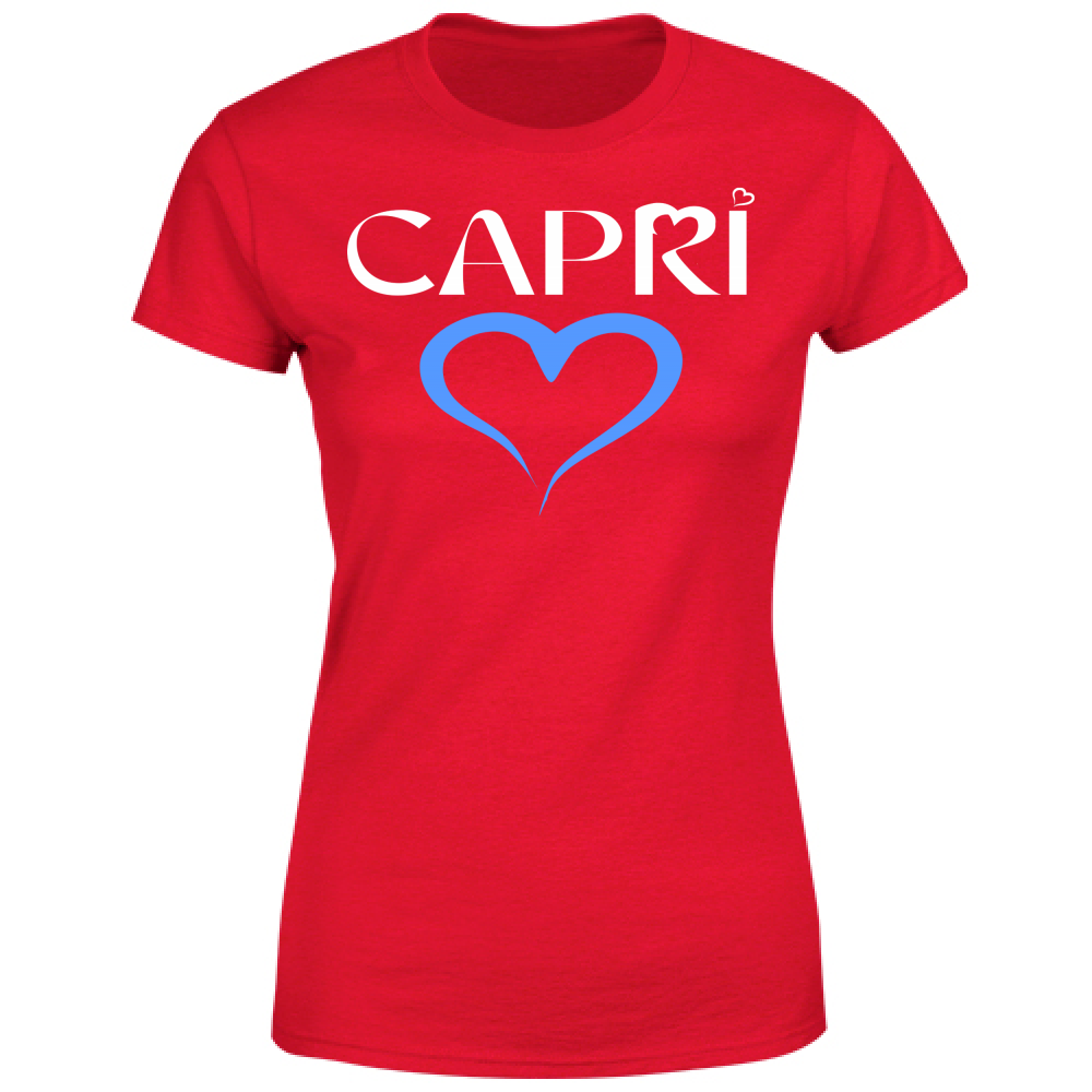 Women's T-Shirt CAPRI BLUE HEART