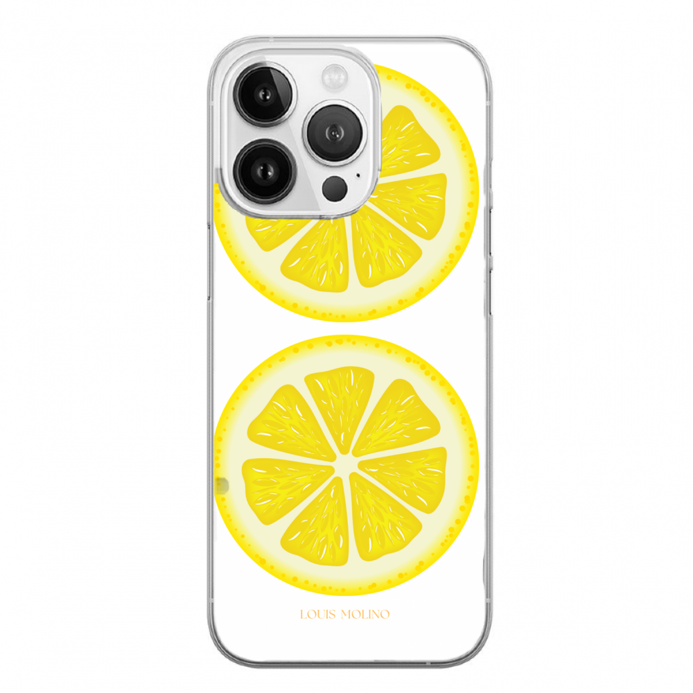 Rubber Cover iPhone 14 Pro Max TWO LEMON CAPRI
