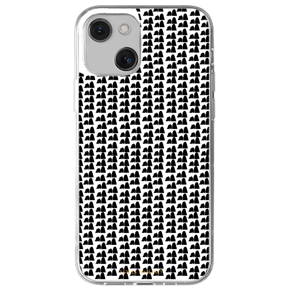 Cover Gomma iPhone 13 FARAGLIONI SMALL AND BLACK