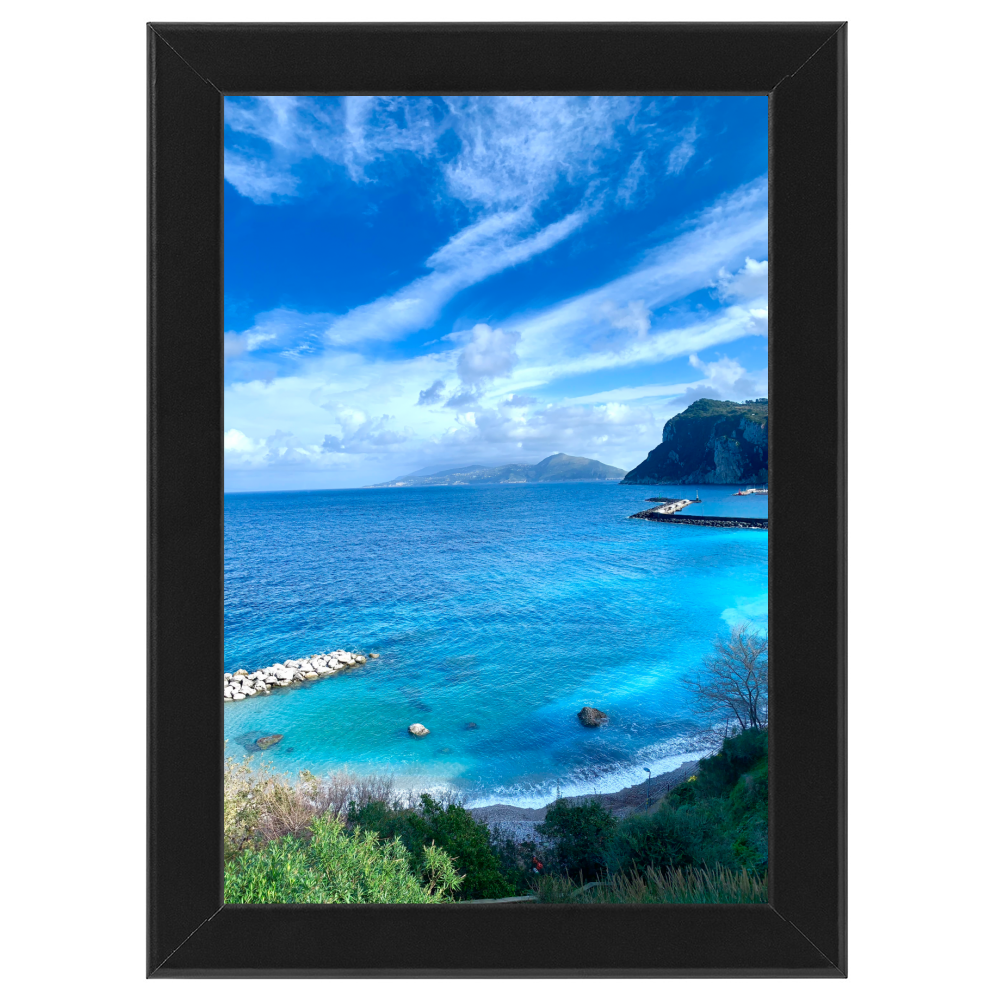 Poster with Frame 40x60 Capri Symphony of Blue long frame