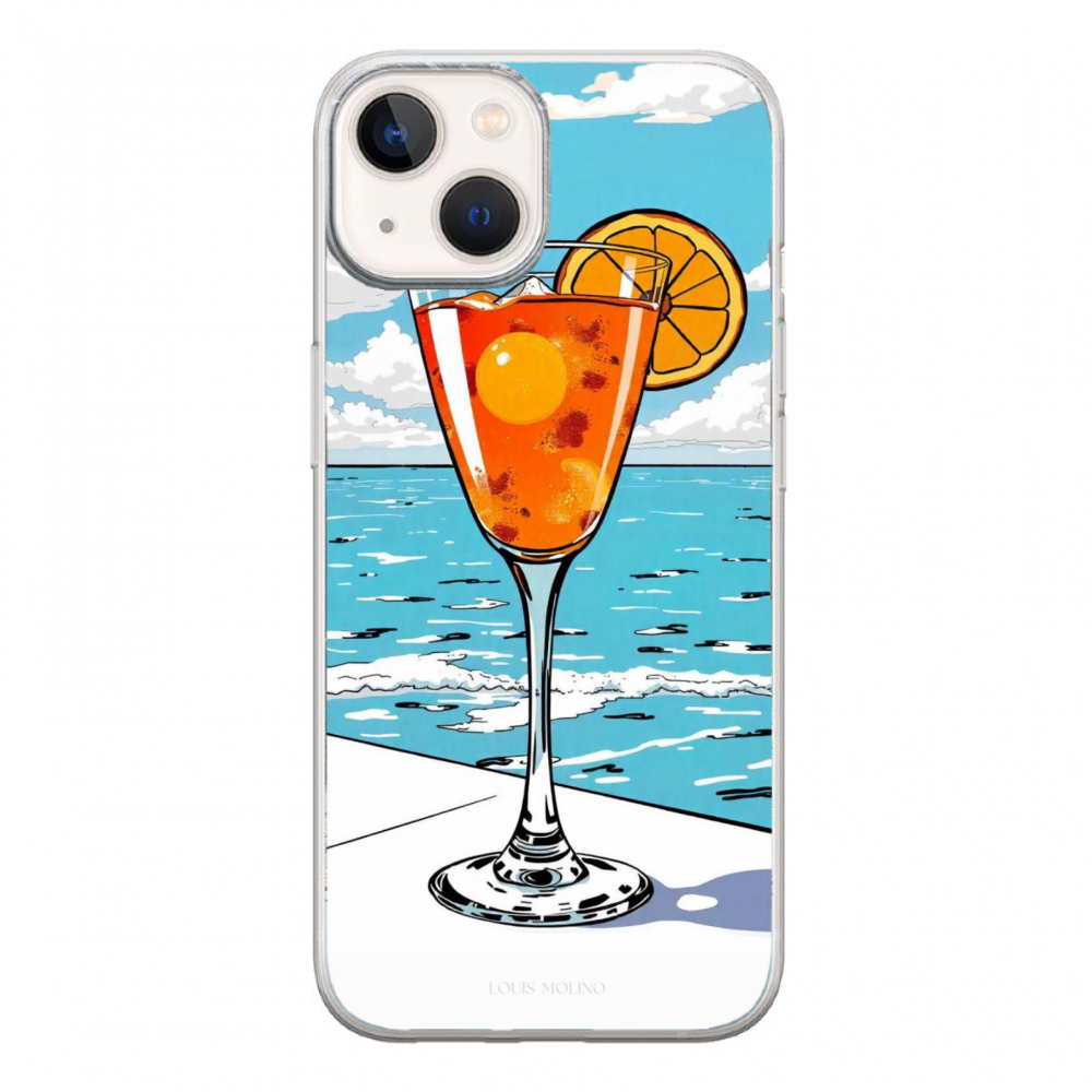 iPhone 14 Spritz Seaside Rubber Cover