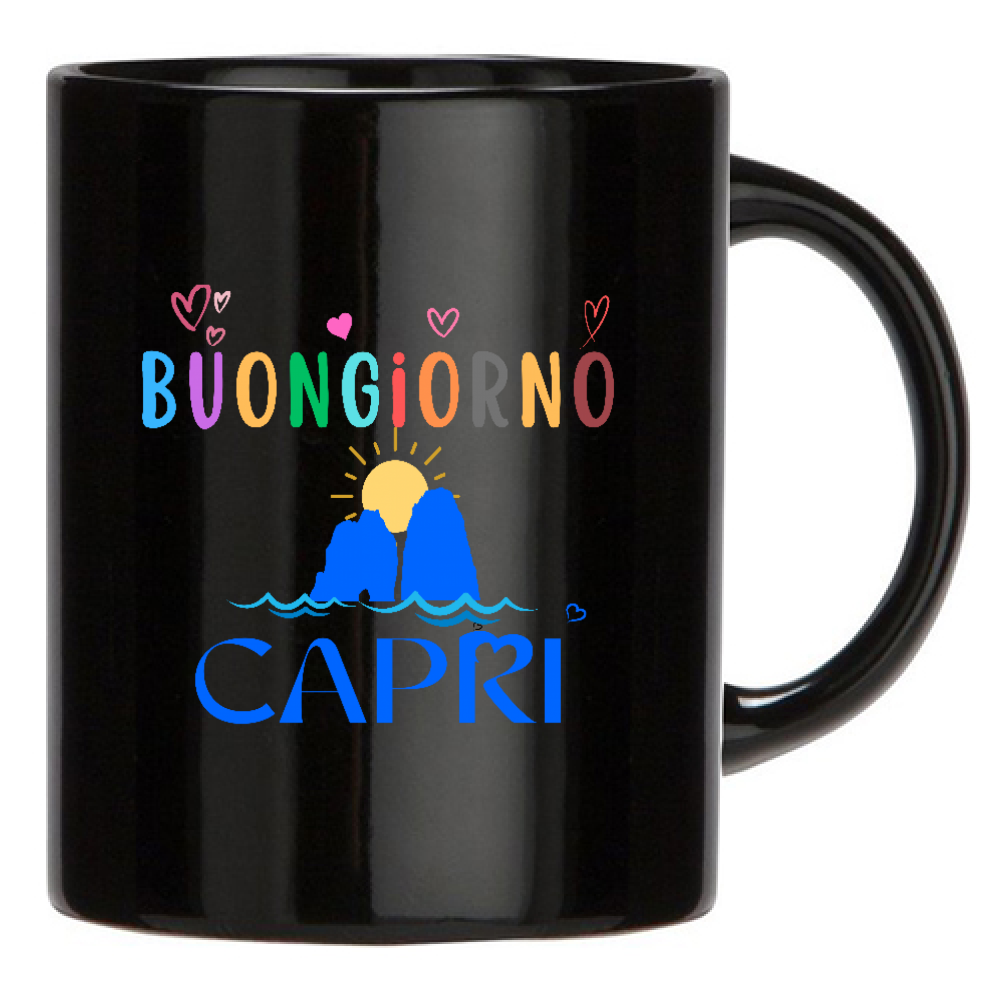 Tazza Nera Buongiorno capri tazza nera test