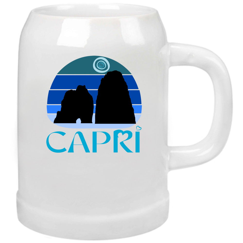 Beer Mug CAPRI VINTAGE BLUE SUNSET