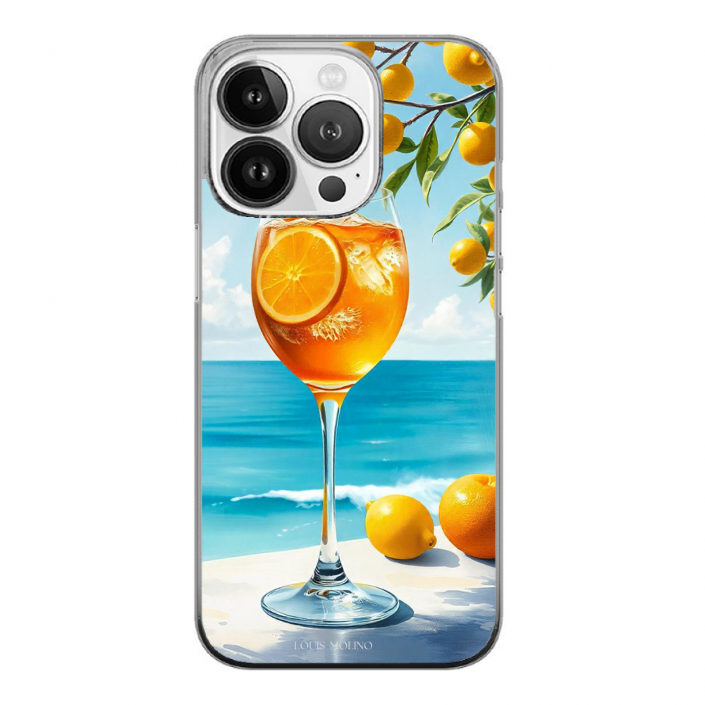 Cover Gomma iPhone 15 Pro Spritz Lemon Capri