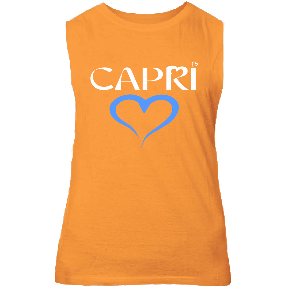 Canotta Unisex CAPRI CUORE AZZURRO