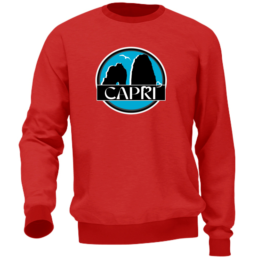 Unisex Sweatshirt CAPRI MAGIC CIRCLE WITH FARAGLIONI