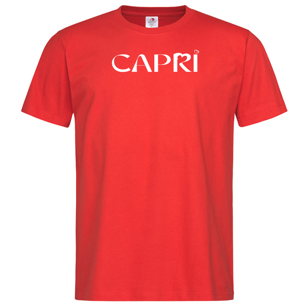 T-Shirt Men Premium CAPRI MINIMAL WHITE WRITING