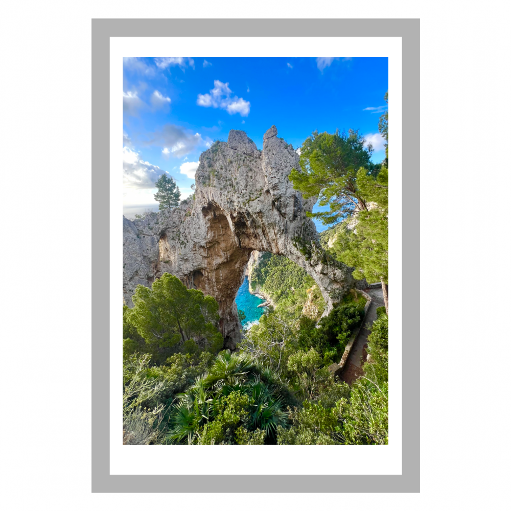 Poster con Cornice 40x60 Arco Naturale cornice lungo